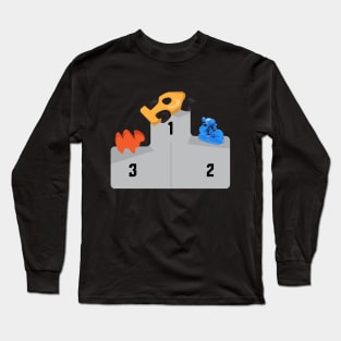 Board Game Podium Graphic - Tabletop Gaming Long Sleeve T-Shirt